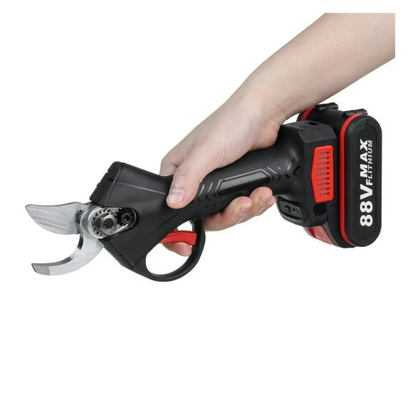 Electric Secateurs, 88V Cordless Pruner Lithium-ion Pruning Shear Efficient Fruit Tree Bonsai Pruning Electric Tree Branches Cutter Landscaping ,Increased Precision