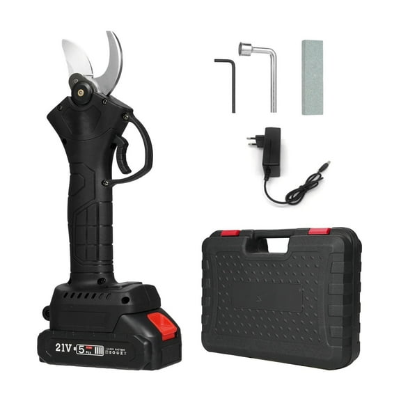 Electric Secateurs, Brushless Electric Pruner Shear 4 Gears Cordless Rechargeable Tree Branches Pruning Garden Tool For Orchard Shrub Branch Pruning ,Increased Precision