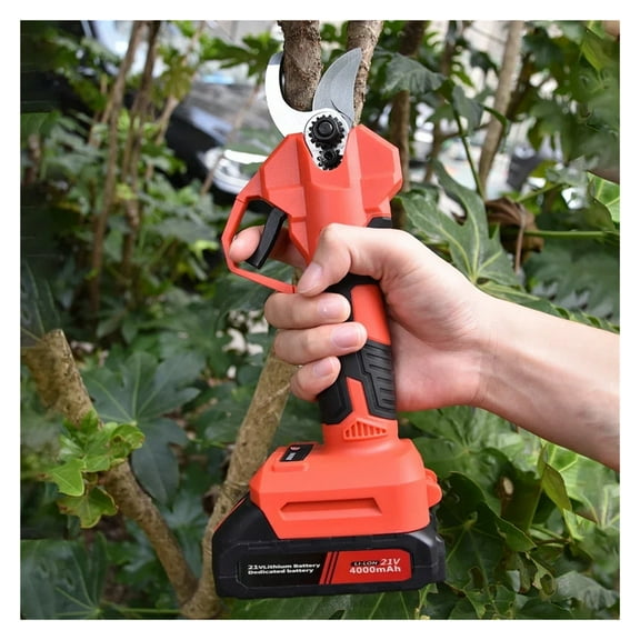 Electric Secateurs, Brushless Electric Scissors Cordless Pruner Shear Efficient Fruit Tree Bonsai Branches Cutter Compatible 21V ,Increased Precision