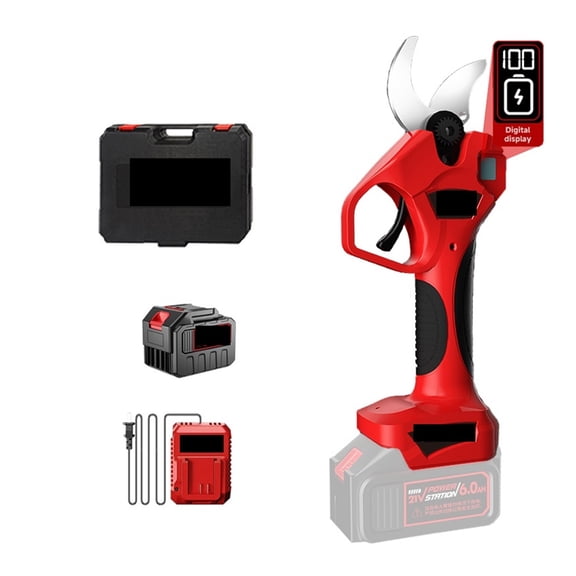 Electric Secateurs, Electric Pruning Shears 650W Brushless Cordless Pruner Lithium Powered Fruit Tree Bonsai Pruning With Battery ,Increased Precision