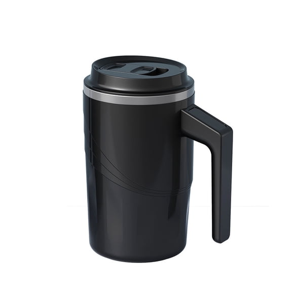 Electric Self-Stirring Coffee Mug with LED Temperature Display, 400ml Rechargeable Magnetic Mixing Cup, 304 Stainless Steel Auto Stirring Coffee Mug for Protein Shakes, Tea, and Hot Drinks