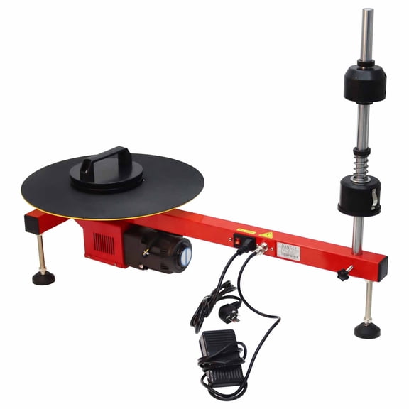 Electric Semi Auto Stretch Film Wrapping Machine Turntable Pallet Baler 110Lbs Load 15.7" Turntable Diameter 220V
