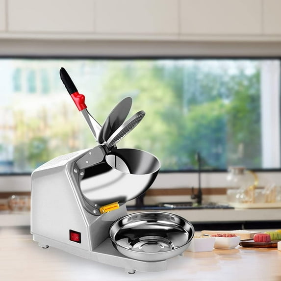 Electric Shaved Ice - Dual Blade Snow Cone Maker for Home & Commercial Use