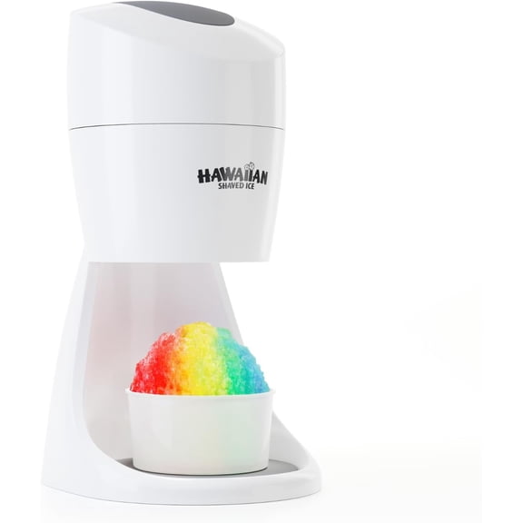 Electric Shaved Ice and Snow Cone Machine with 2 Reusable Ice Mold Cups Non-slip Mat and Instruction Manual Bestseling