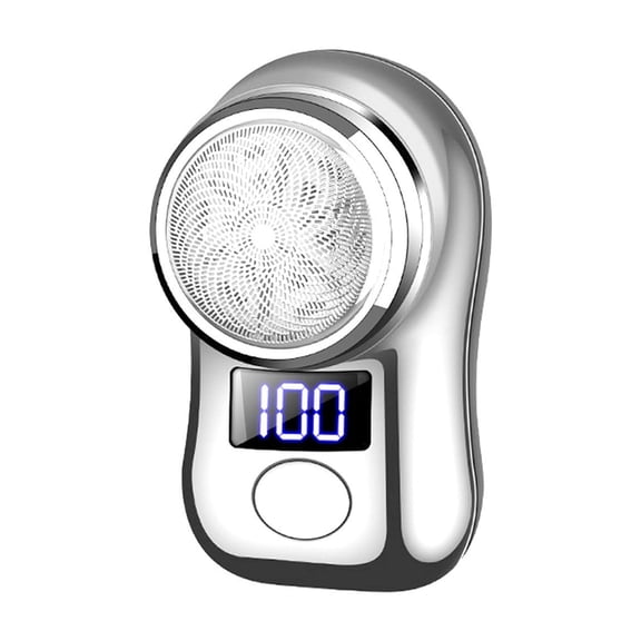 Electric Shaver, Electroplated Mini Shaver Type-C Rechargeable Shaver Travel Portable With Power Display