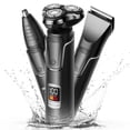 thumbnail image 1 of Obacre Electric Shaver Razor for Men, 3 in 1 Men’s Cordless LED Display IPX7 Waterproof Facial Nose Hair Beard Trimmer Grooming Haircut Kit with Wet Dry Rechargeable Use, 1 of 9