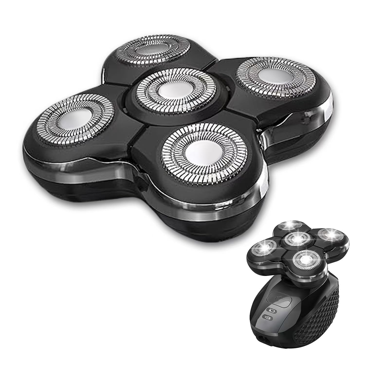 Head Electric Shaver Replacement Heads Compatible with Remington Balder Pro XR7000,Complete Heads.