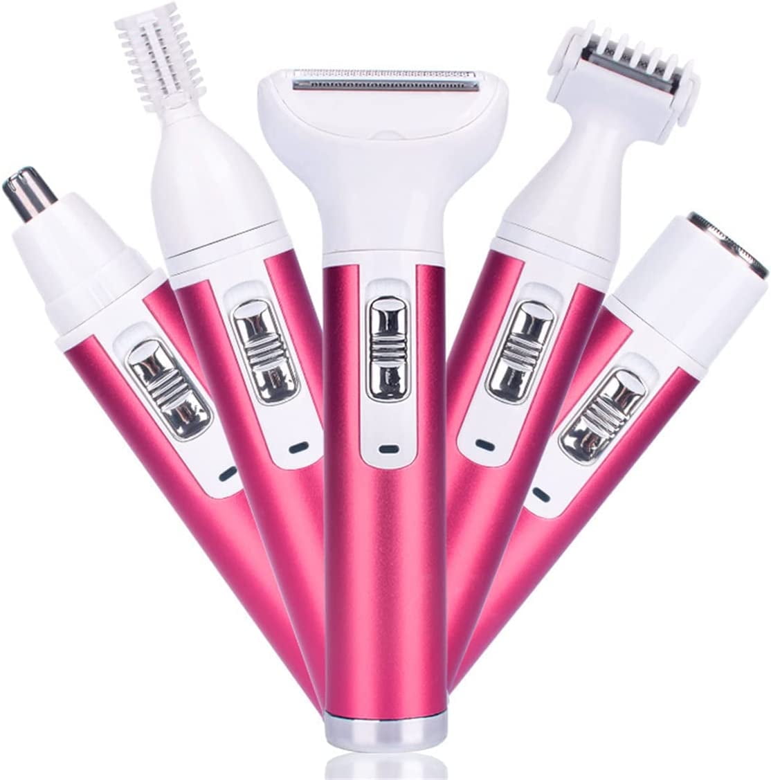 Electric Shaver for Women, 5 in 1 Portable Multifunction Bikini Trimmer ...