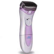 Electric Shaver for Women, Cordless Waterproof Personal Razor Remover Shavers Trimmer Kit for Ladys Legs Face Facial Hair Bikini Area Armpit Body, Purple