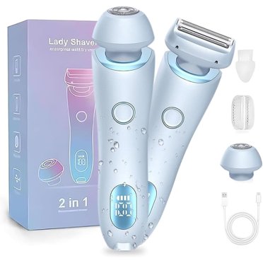 UISHUSO Electric Razor, Painless Lady Shaver for Legs, Face, Lips, Body ...