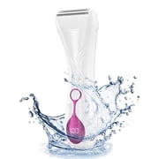 Electric Shaver for Women, Womens Electric Razor, Cordless Bikini Trimmer Rechargeable Smooth Painless Womens Shave Wet Dry for Bikini Hair Removal Underarm Public Hairs Legs