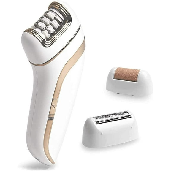 Electric Shaver for Women, 3 in 1 Epilator Hair Remover Cordless Including Electric Razor, Foot Callus Remover