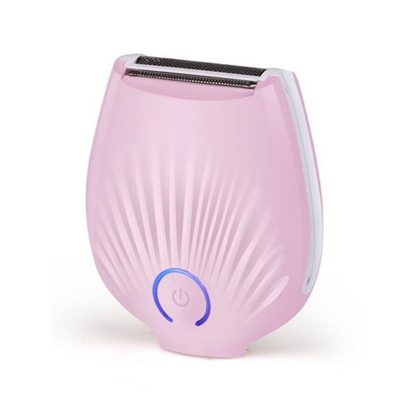 Electric Shavers for Women Ladies or Womens Shaver Hair Razor Trimmer Shell Shape Rechargeable Wet and Dry Use - PINK