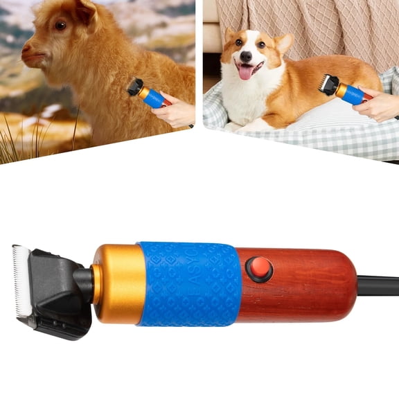 Electric Sheep Clipper, Pet Hair Trimmer, Livestock Fur Shave Grooming Shear for Goats, Alpacas, Large Dogs, Angora Rabbits, Pets, and Other One-time and Long-use Trimming Occasions.