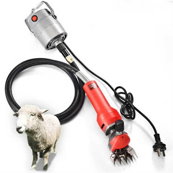 Electric Sheep Shearing Clipper 9-13 Straight Teeth Blade Scissors Cutter Goat Wool Shear Machines 1000W Mini Flexible Shaf ,Easy to Operate