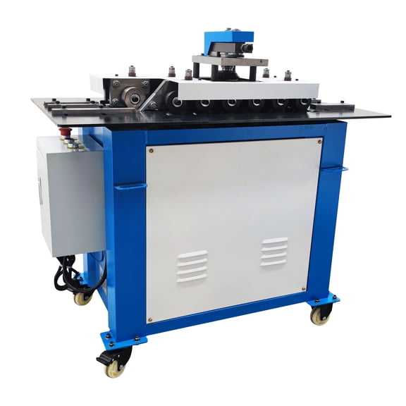 Electric Sheet Metal Seamer Multi-functional Seam Lock Forming Machine with Mobility Casters 0.5-1.2mm Thickness 220V