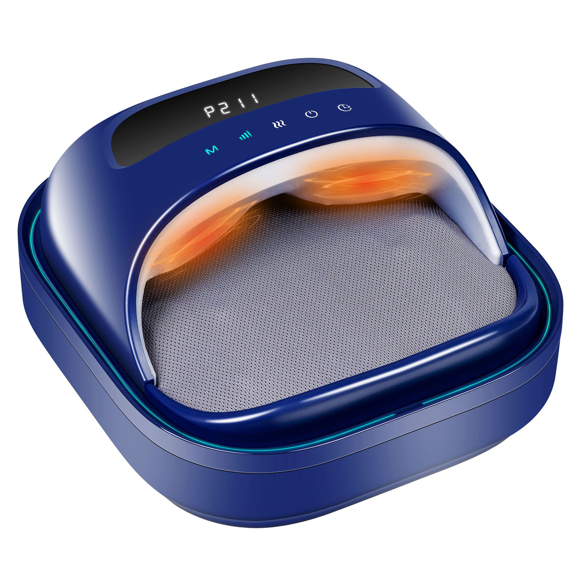 H&B Luxuries Shiatsu Foot Massager for Foot Pain Relief, Electric Heated Foot Massager, Deep Tissue Kneading Feet Forefoot Massage Machine Compression, Ideal for Men, Women, Parents and The Elderly