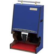 Electric Shoe Shine Machine with Handle   Fully Automatic Shoe Polisher, Household Electric Shoe Brush Machine, Hotel Stainless Automatic Machine for Boots Cleaning/Polishing Color Blue