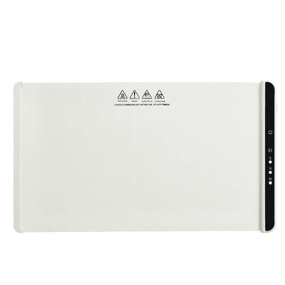 Electric Silicone Food Warming Pad, 3 Temp Settings 4H Timer Full Surface Fast Heating Foldable Tray for Kitchen Buffet Party