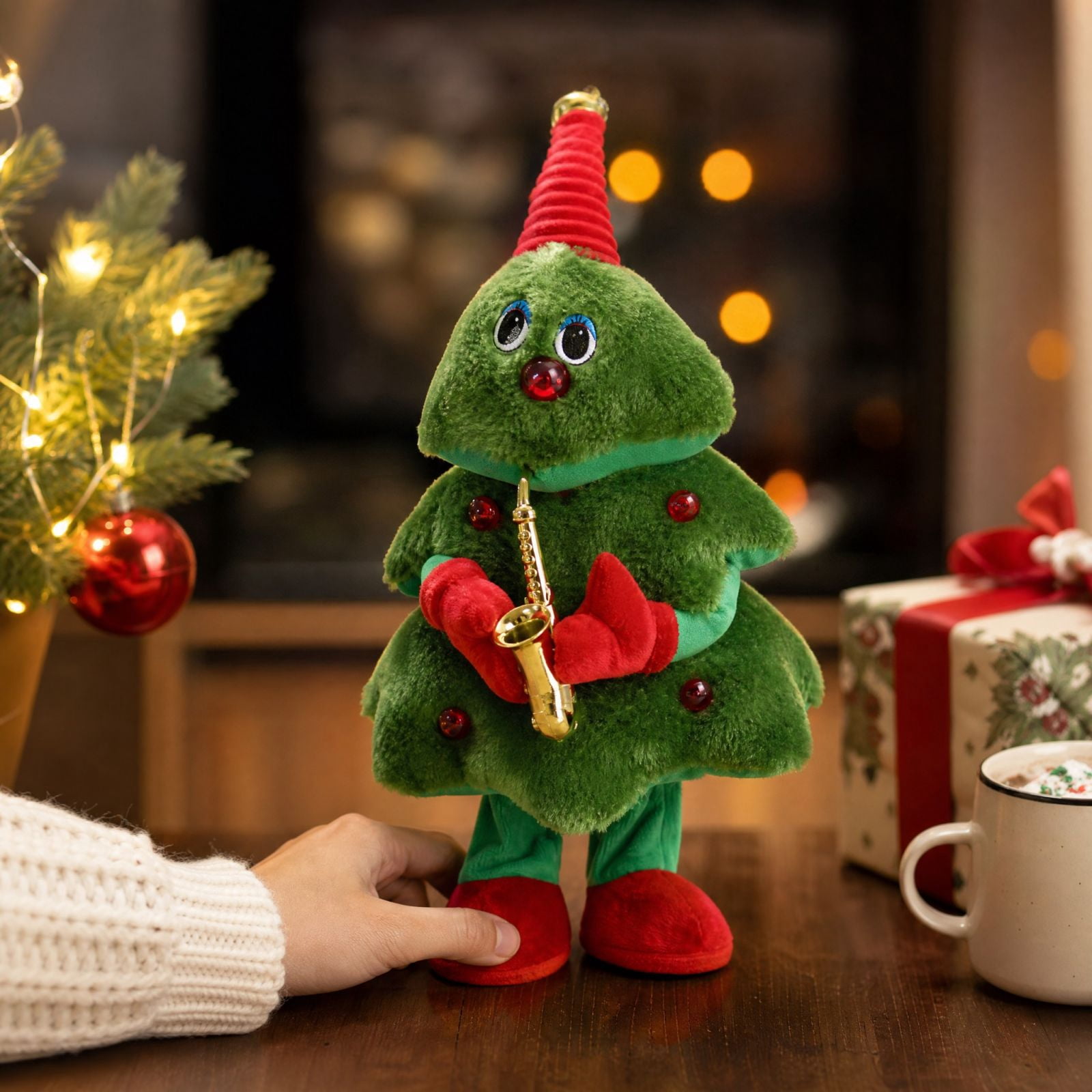 Simple Dancing Animations Electric Singing Dancing Christmas Tree Plush, Glowing Animated ...