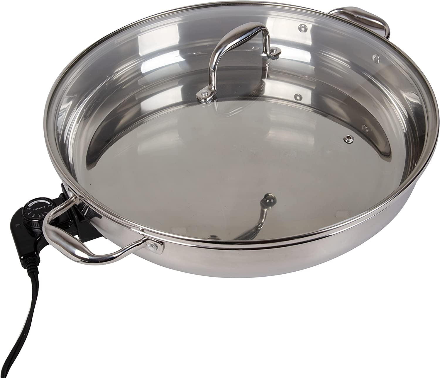 Stainless Steel Pro 10 Inch Covered Skillet
