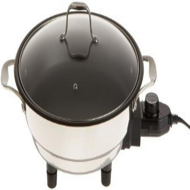 Electric Skillet By Cucina Pro 18/10 Stainless Steel, Non Stick