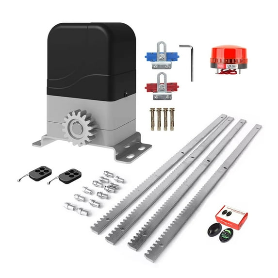 Electric Sliding Door Opener Kit AC Motor Automatic Door Operator Kit With 4m Steel Frame Infrared Sensor Kit