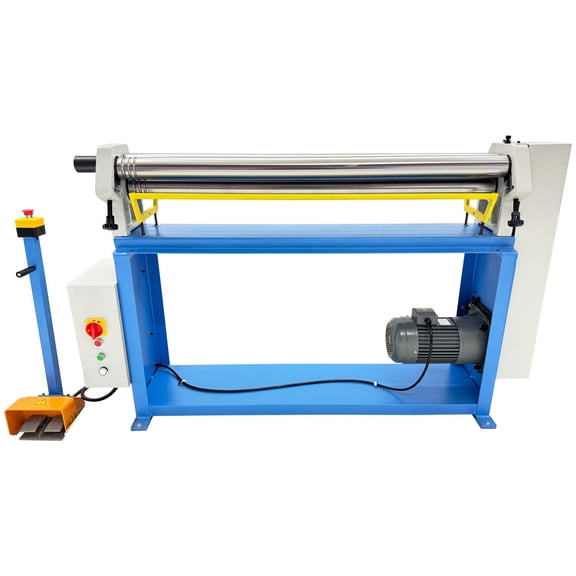 Electric Slip Rolling Machine 3-Roller Plate Bending Machine Sheet Metal Slip Roller Machine 220V 3PH