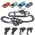 thumbnail image 1 of Electric Slot Car Race Track Set for Kids, 29+ Ft Remote Control Racing Track with High-Speed Cars, 1:43 Scale Expandable Race Car Track Set Toys, 1 of 8