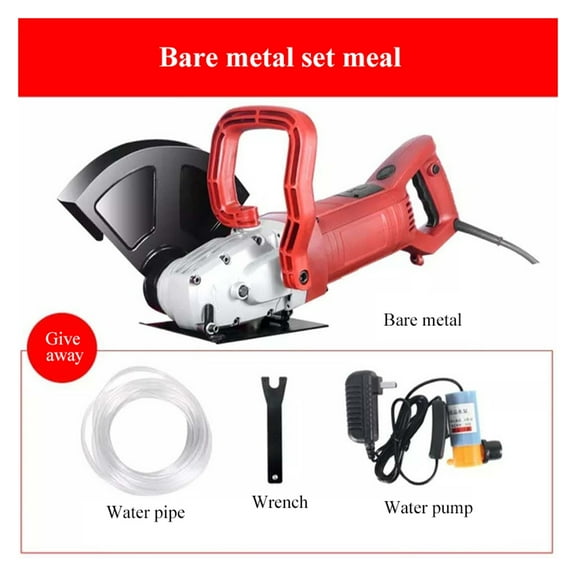 Electric Slotting Machine High Power Stone Cutting Machine Multifunctional Reinforced Concrete Cutting Machine ,Easy to Use
