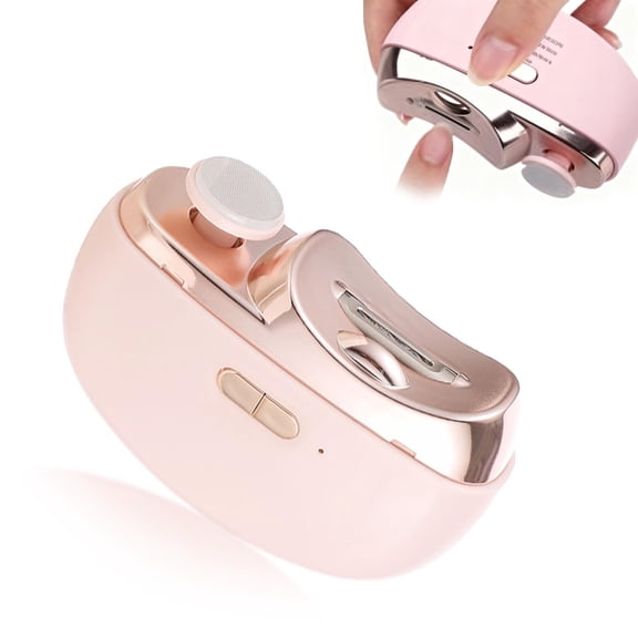 Electric Smart Nail Clippers for Adults Seniors, 2026 New 2 Speeds Power Automatic Nails Trimmer with Polisher, Light, Clip Storage, Rechargeable Toenail Clippers for Thick Toenails