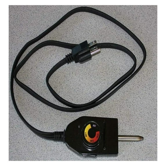 Electric Smoker Controller BBQ Grill Thermostat Replacement – Adjustable 110V UL Listed Heating Controller with 52” Cord, Detachable & Easy to Adjust