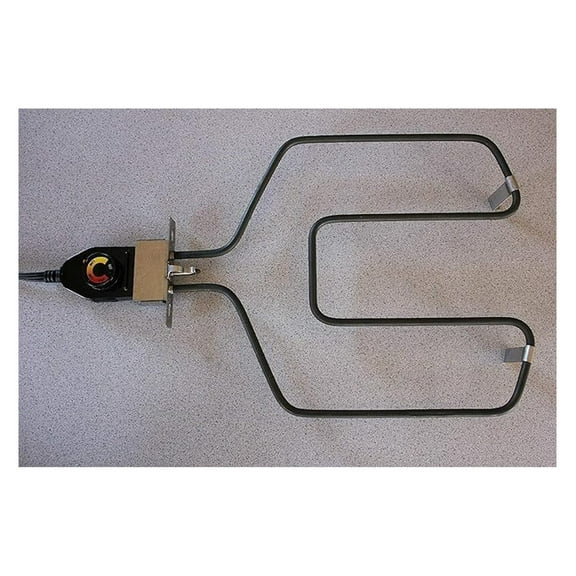 Electric Smoker Grill Heating Element & Controller - 1500W Adjustable Thermostat - Universal Replacement for DIY & Existing Smokers
