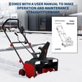thumbnail image 1 of Electric Snow Blower. 20-Inch Self-Propelled  Snow Thrower for Driveways. Powerful 12" Deep Snow Clearing. 180°  Chute. LED Lights, 1 of 6