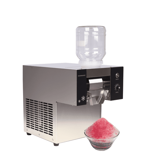 Electric Snowflake Ice Shave Machine Snow Cone Maker Wind-Cooled Shaved Ice Maker 780W