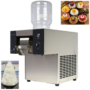 Snowflake Ice Machine, 132LBS/24H Snowflake Ice Maker, Ice-Shaver Machine with Stainless Steel Blade, Electric Snow Cone Maker with 0.48Gal Tank, 90S Fast Pre-Cooling, for Home & Small Gathering