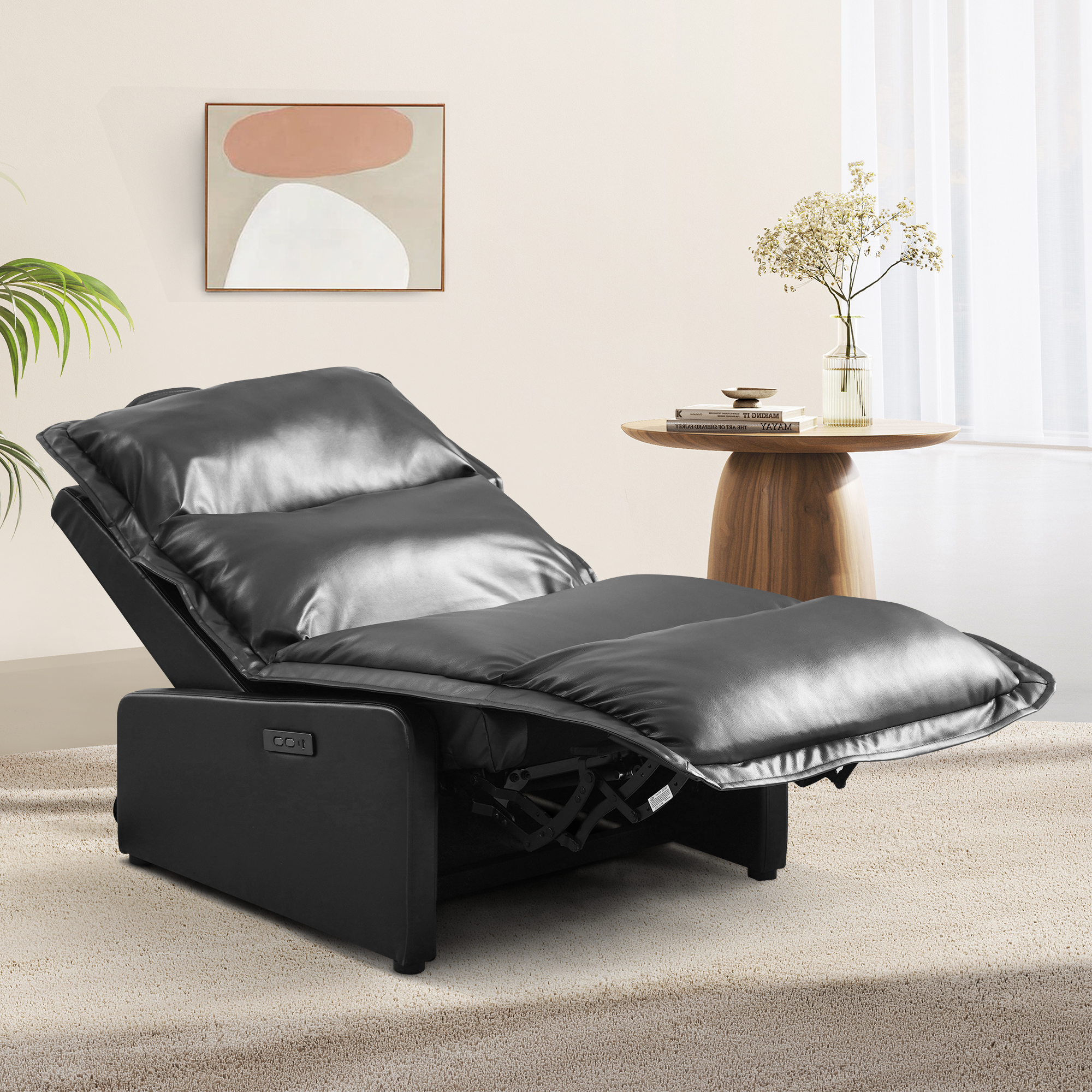 Electric Sofa Chair Bed, Power Adjustable Sleeper Sofa Bed with