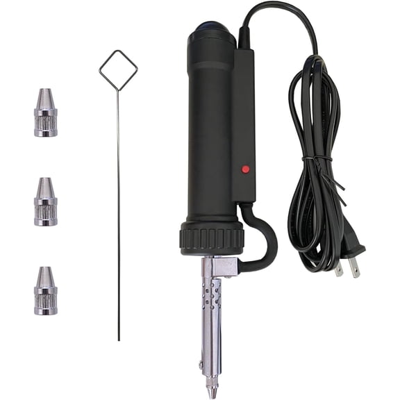 Electric Solder Sucker Vacuum,Automatic Desoldering Pump,Black Desoldering Tool For -Handed Use And Reliable Suction,Designed for extended use Tin Removal Work Ac110v 30w Desoldering