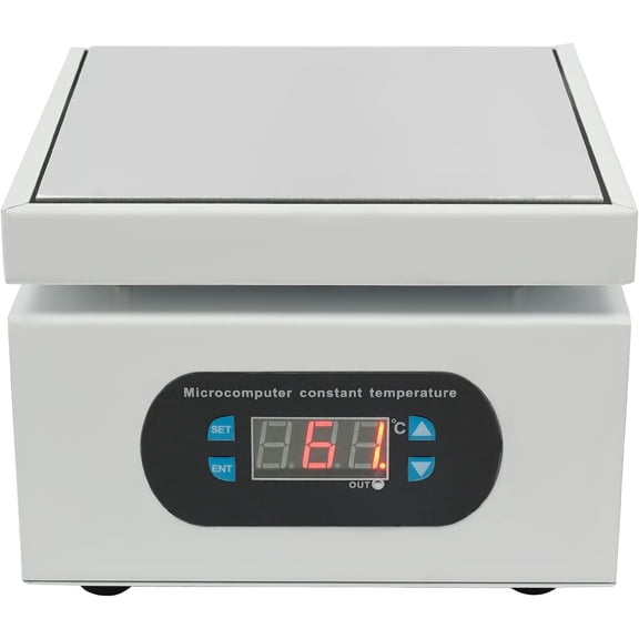 Electric Soldering Hot Plate110V Component Work Hot Plate LED Microcomputer Electric Preheat Rework Heater Lab Preheating Welder Hot Plate for Soldering Work, Component Heating Work (500W)