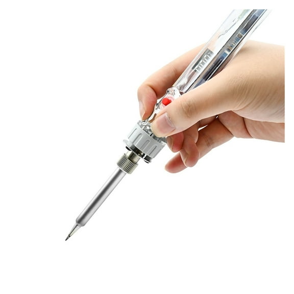 Electric Soldering Iron 100W Adjustable Temperature LCD Digital Display With Switch Welding Repair Tools ,Internally Heated