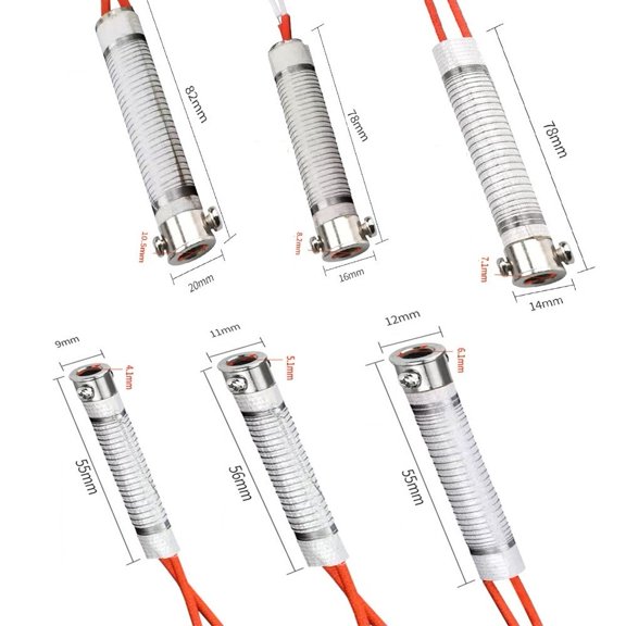 Electric Soldering Iron Core 220V External Heating Element Welding Equipment 30W 40W 60W 80W 100W 150W Heating Iron Core 80W Fangkenuo