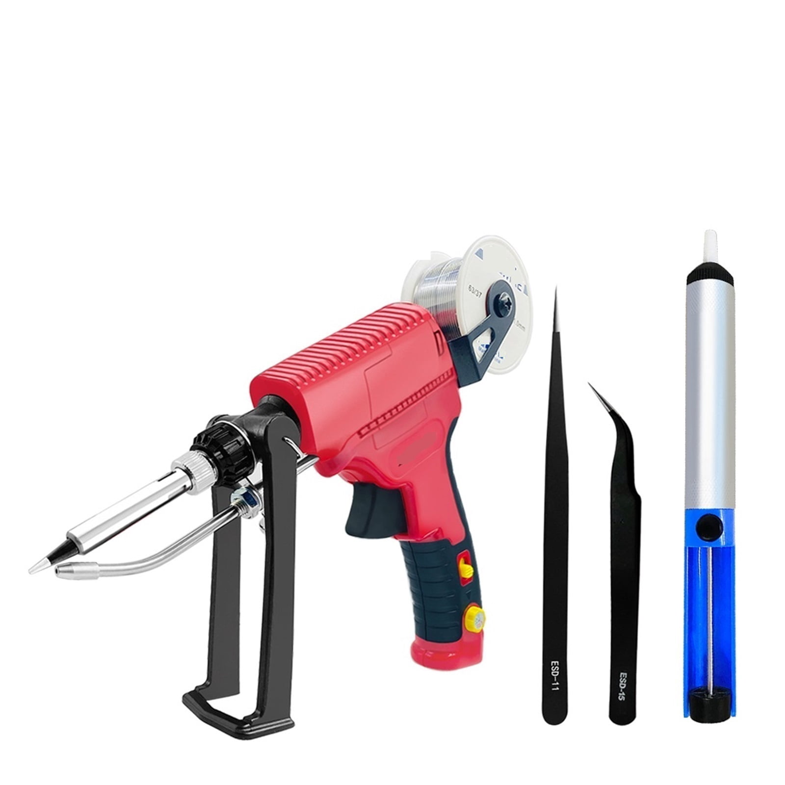 Electric Soldering Iron Gun,Hand-held Internal Heating Soldering Iron,Automatically Send Tin Gun Soldering Welding Repair Tool ,Portable