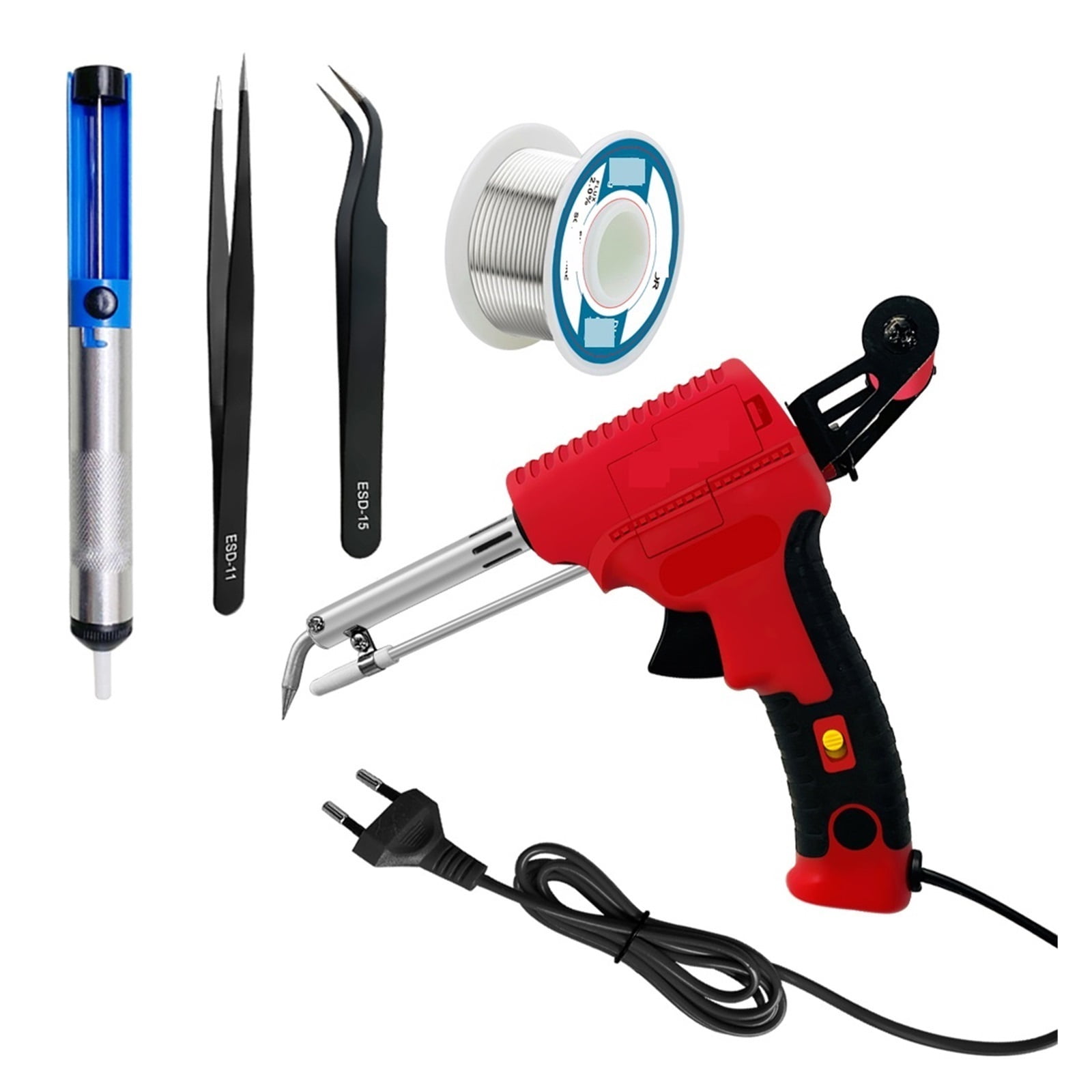 Electric Soldering Iron Gun,Hand-held Internal Heating Soldering Iron,Automatically Send Tin Gun Soldering Welding Repair Tool