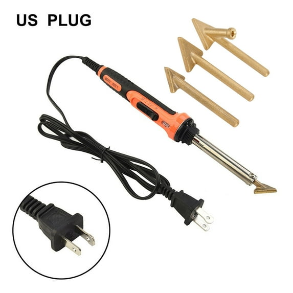 Electric Soldering Iron Kit 100W Plastic Welding Kit For Bumper Kayak Repair Us