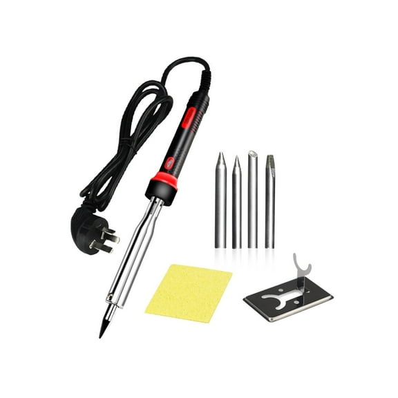 Electric Soldering Iron Kit,Hot Gun Soldering Electrical Soldering Iron,4 In 1 Soldering Rework Repair Tools