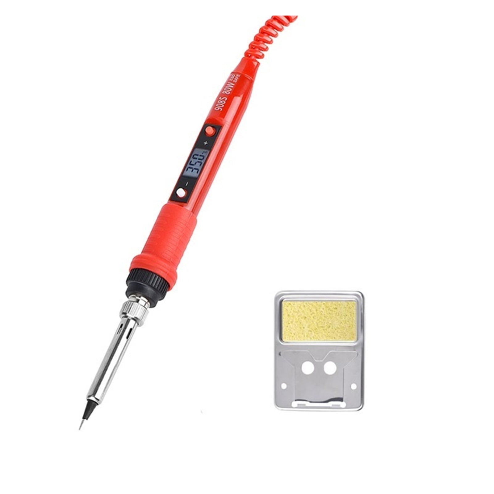 Electric Soldering Iron Kit,LCD Digital Welding Pen,BGA Soldering Iron Solder Welder Tip Tin Pencil For Home DIY 80W ,Accurate Temperature Control