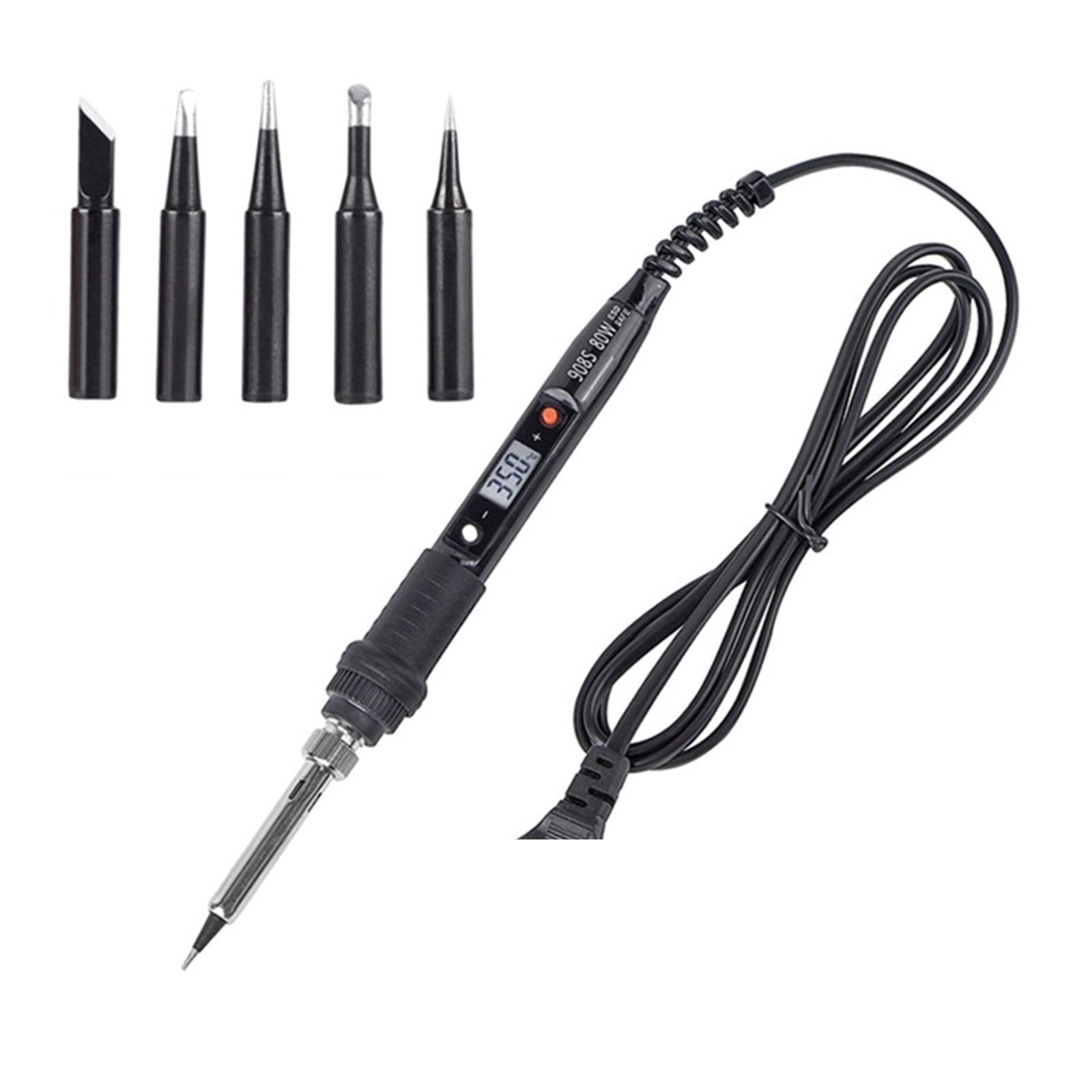 Electric Soldering Iron Kit,LCD Digital Welding Pen BGA Soldering Iron,Solder Welder Tip Tin Pencil For Home DIY 80W ,Accurate Temperature Control