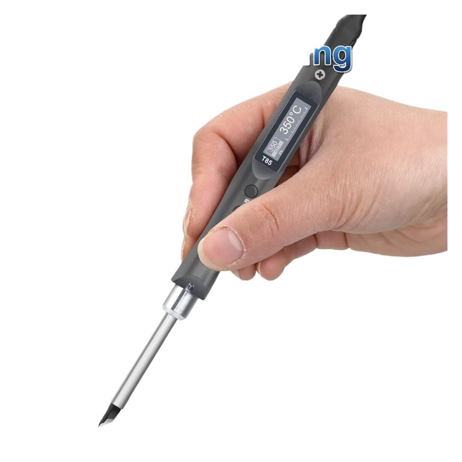 Electric Soldering Iron Kit T85 96W Repair Tool Welding Solder Rework Station Heat Pencil Smart Portable Solder Iron Tips ,Internally Heated