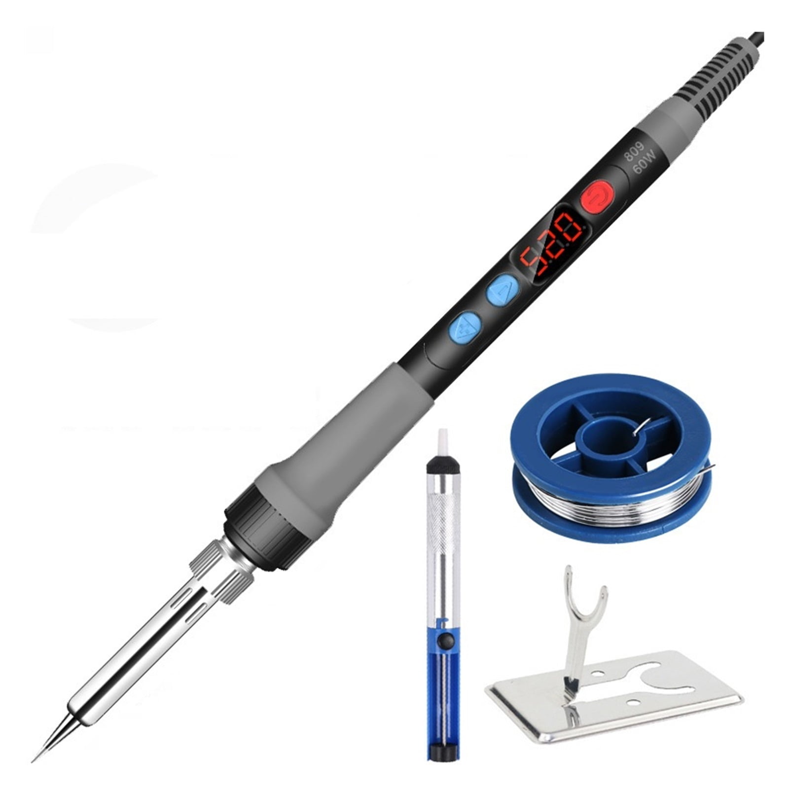 Electric Soldering Iron,Temperature Electric With Display Handle Professional Temperature Inner-heated Adjustable Pen Tools, Soldering Iron Welding