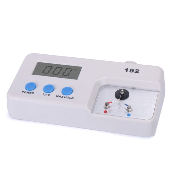Electric Soldering Iron Tip Thermometer 0-600C, Digital Heat Tester With K-Type Sensor For Welding Station, Portable LED Temperature Measurement Tool
